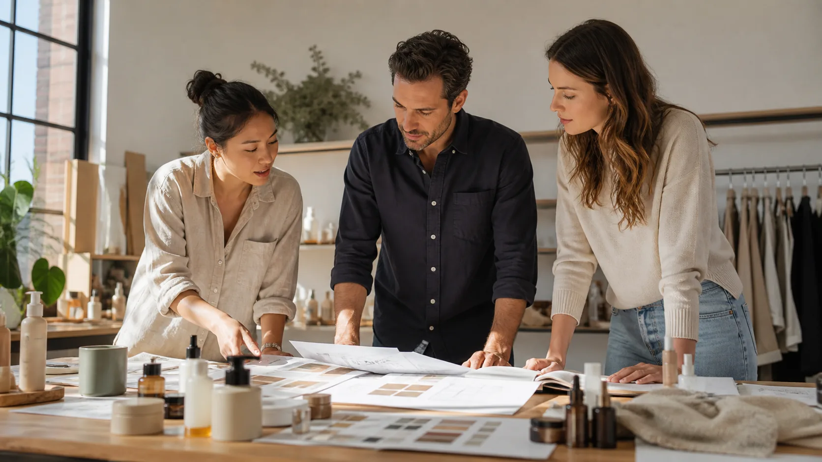 Brand team preparing an affiliate programme launch