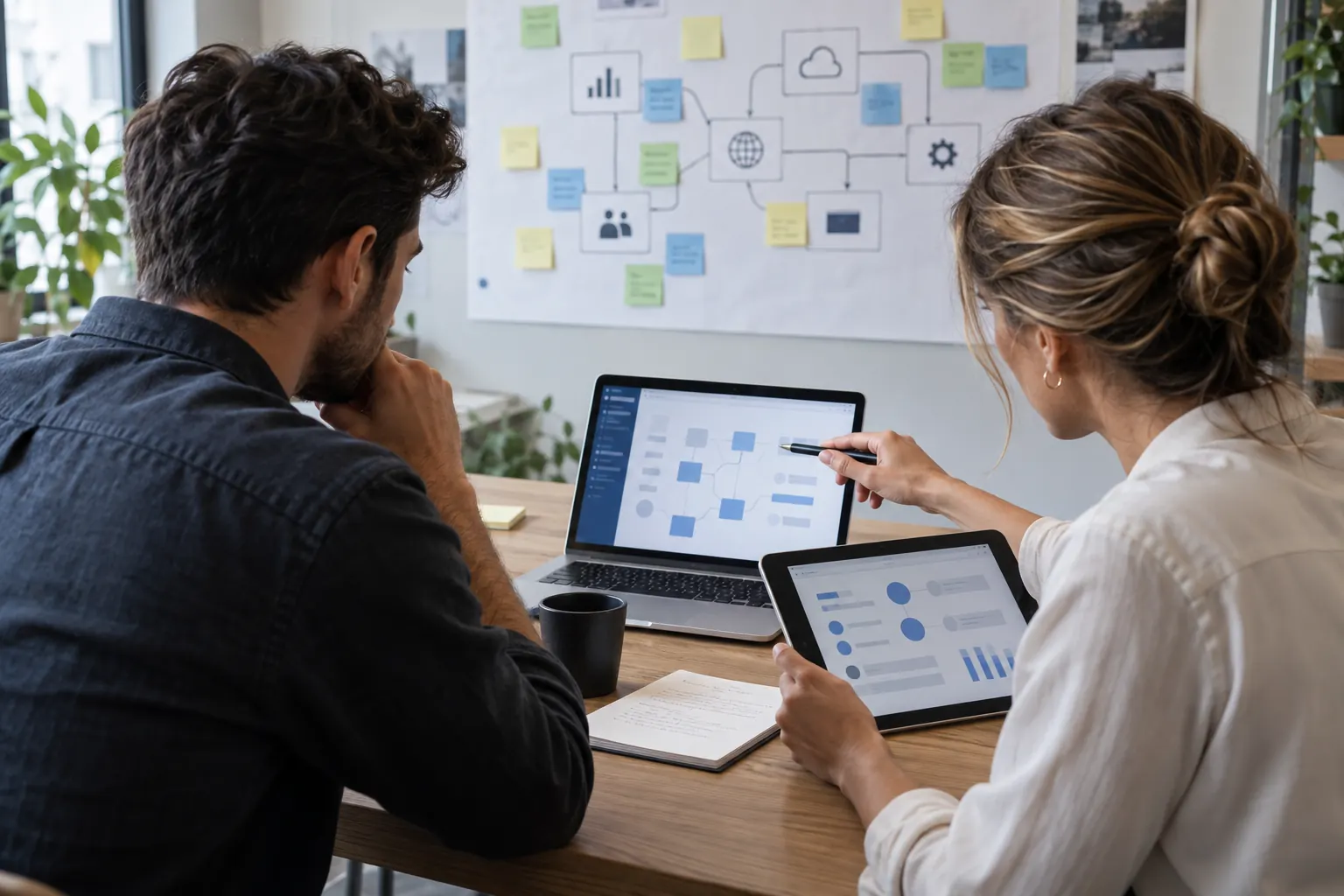 Digital operations specialists comparing platform integrations